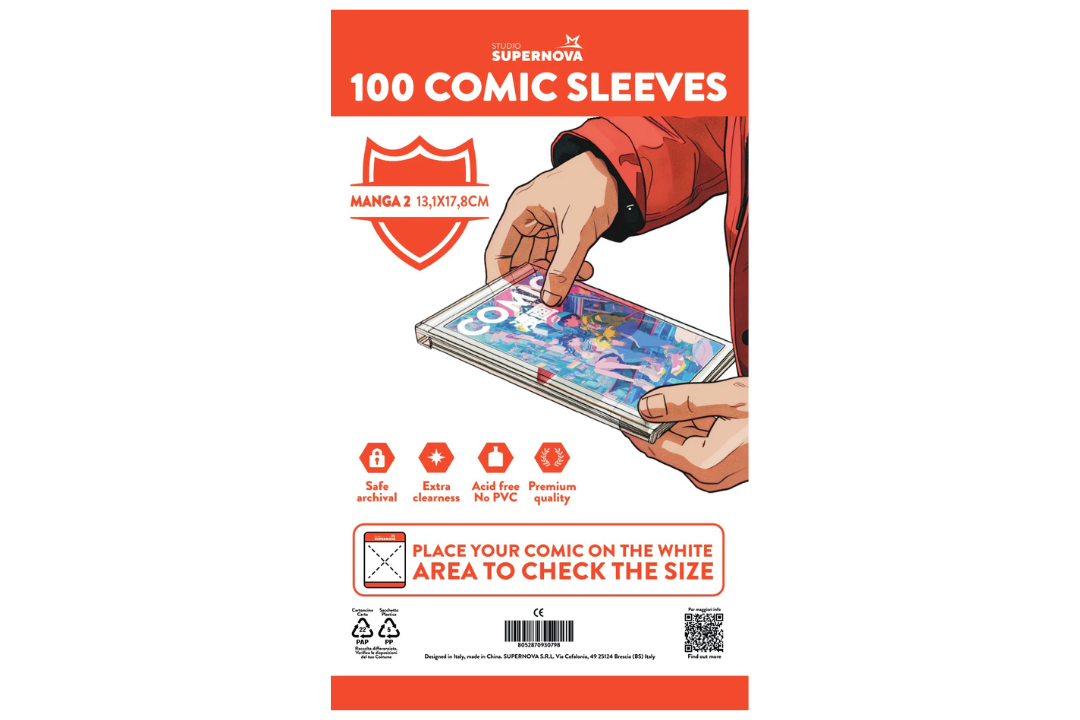 100 BUSTE PROTETTIVE MANGA 2 (13,1 x 17,8 cm)