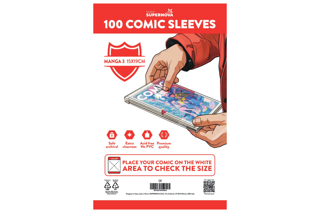 100 BUSTE PROTETTIVE MANGA 3 (15 x 19 cm)