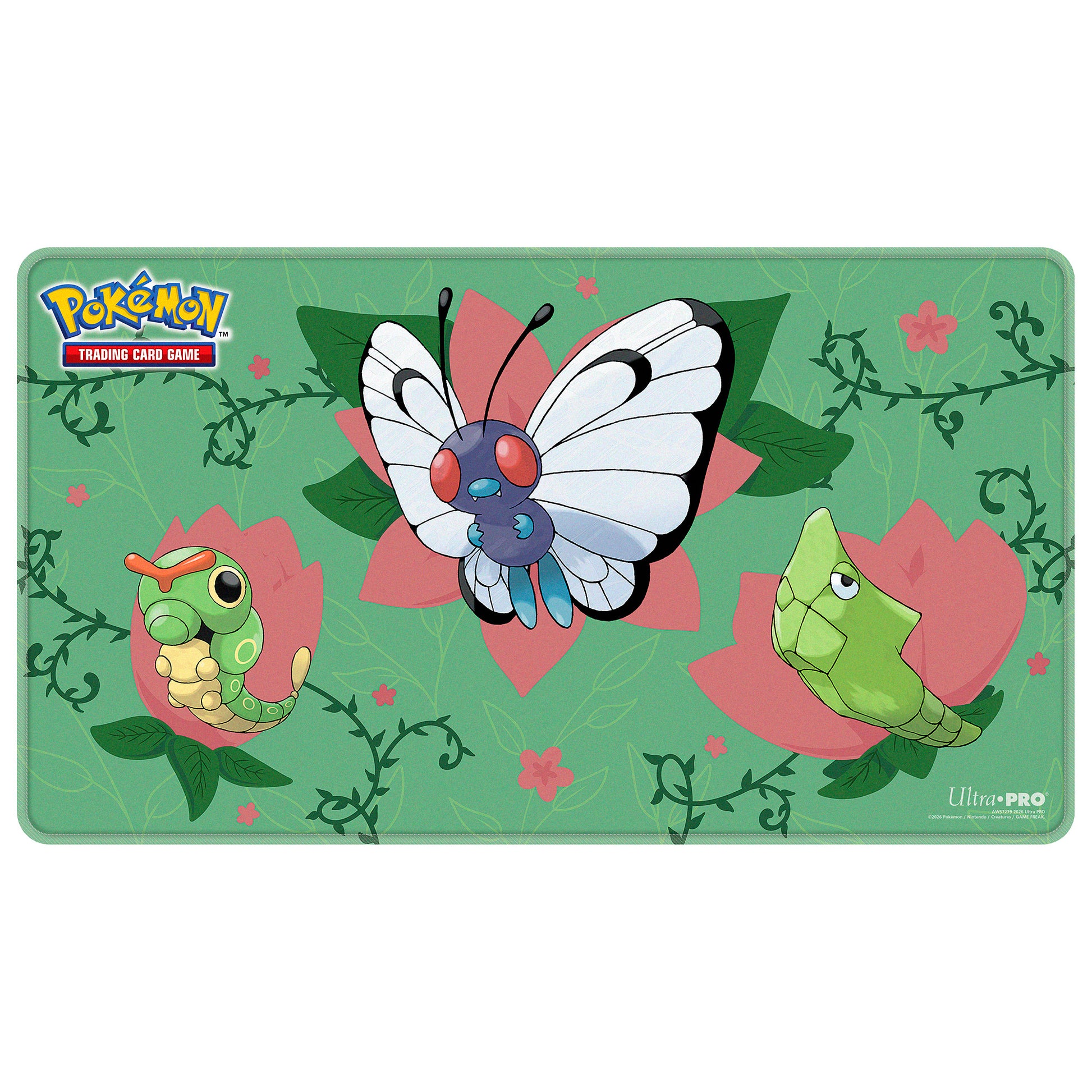 PREORDINE - TAPPETINO - POKEMON - STITCHED PLAYMAT CATERPIE EVOLUTIONS