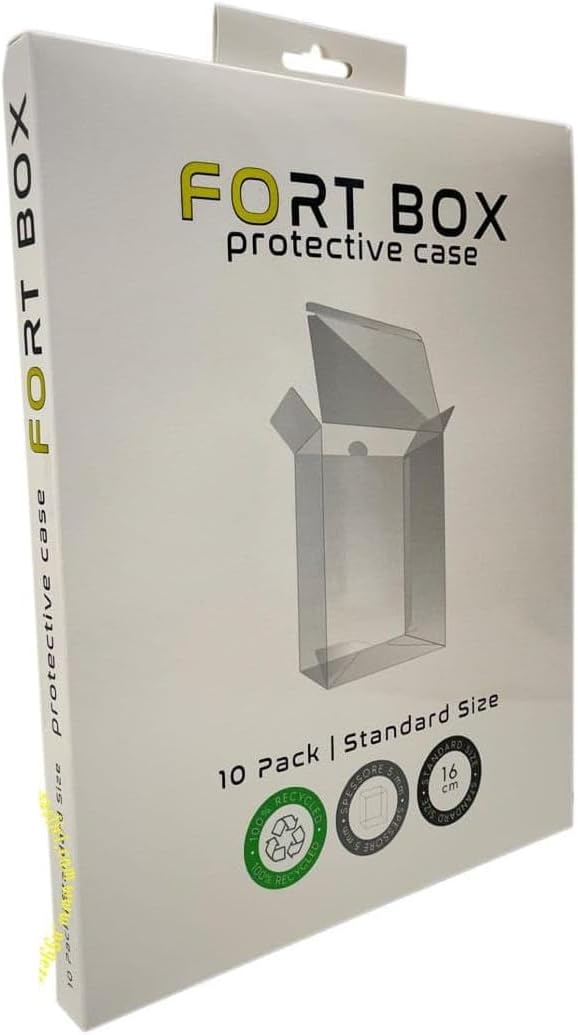 FortBox - Funko Pop Protector Case Confezione 10 Box protettivi Standard Size - Super Trasparenti