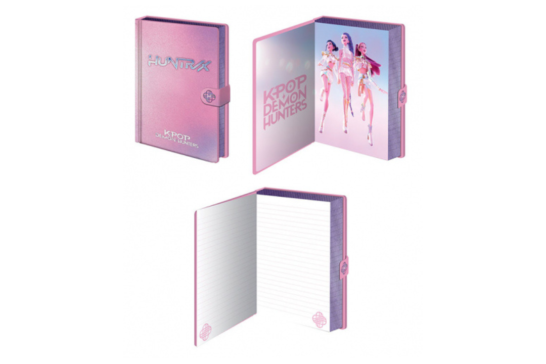 Agenda A5 KPop Demon Hunters Premium – Design Elegante con Chiusura Magnetica