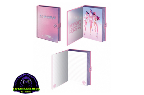 Agenda A5 KPop Demon Hunters Premium – Design Elegante con Chiusura Magnetica