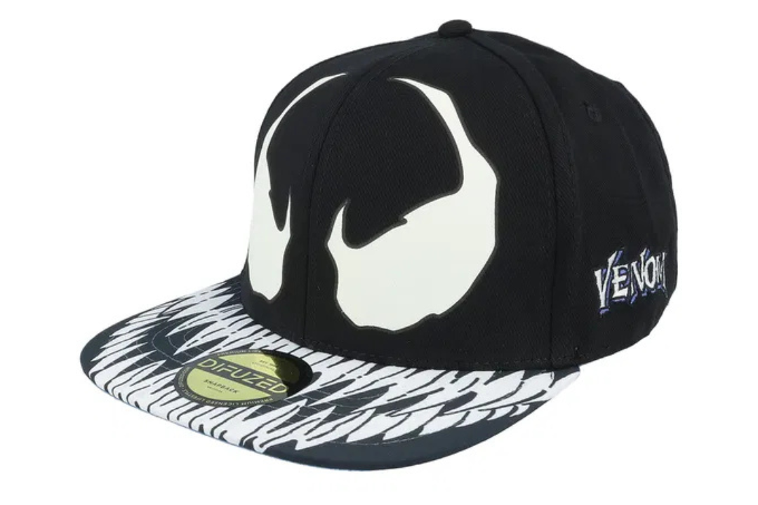 Cappellino Snapback Venom Nero – Spider-Man Glow in the dark | Difuzed