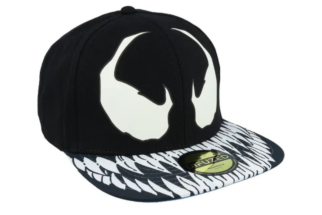Cappellino Snapback Venom Nero – Spider-Man Glow in the dark | Difuzed