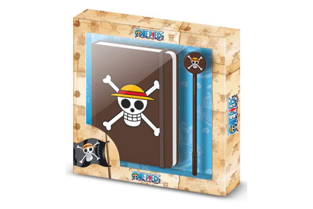 Diario con Penna One Piece – Set Notebook + Penna Ufficiale