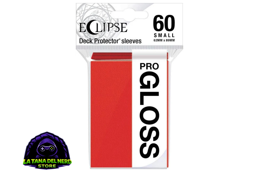 ECLIPSE Gloss Small DECK PROTECTOR® Sleeves (60ct) Rosso