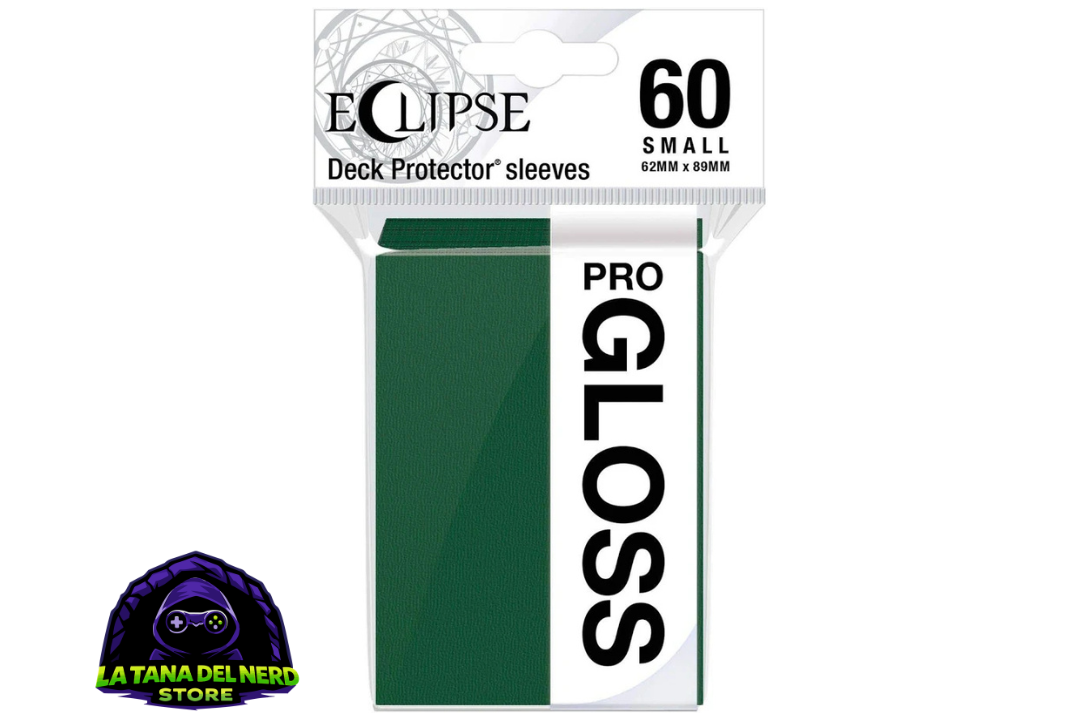 ECLIPSE Gloss Small DECK PROTECTOR® Sleeves (60ct) Verde