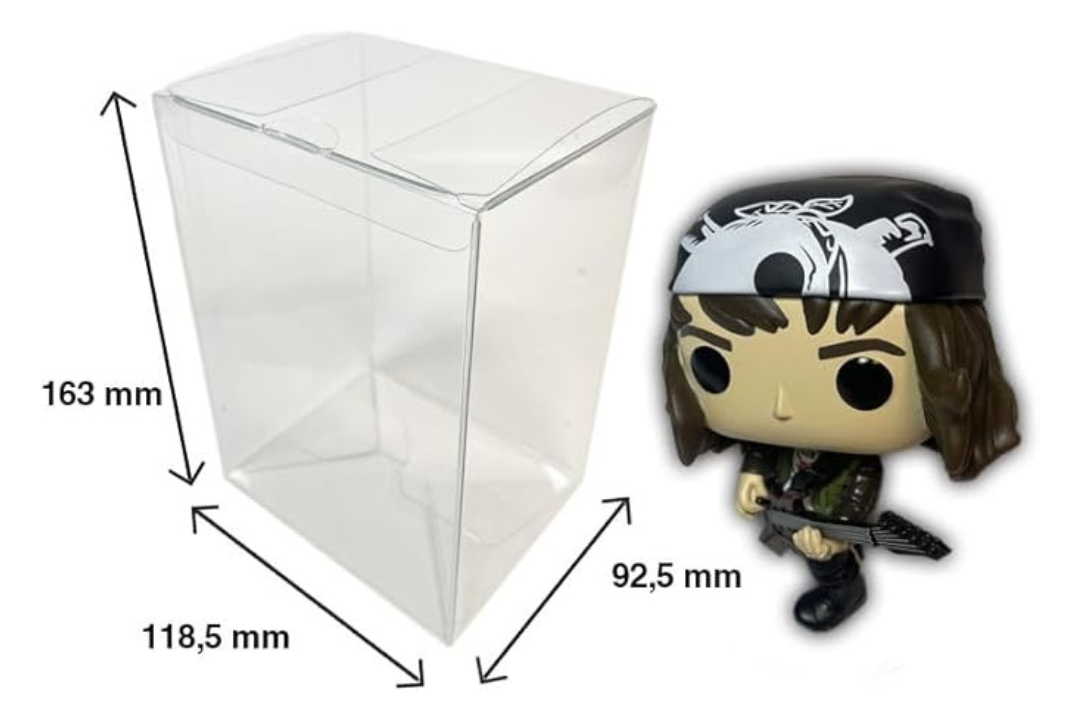 FortBox - Funko Pop Protector Singolo Box protettivo Standard Size - Super Trasparenti