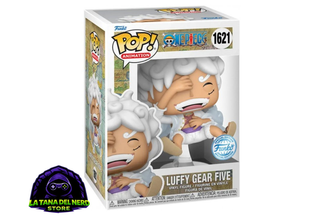 Funko Pop Luffy Gear Five 1621 One Piece – Special Edition Sticker Originale con Box