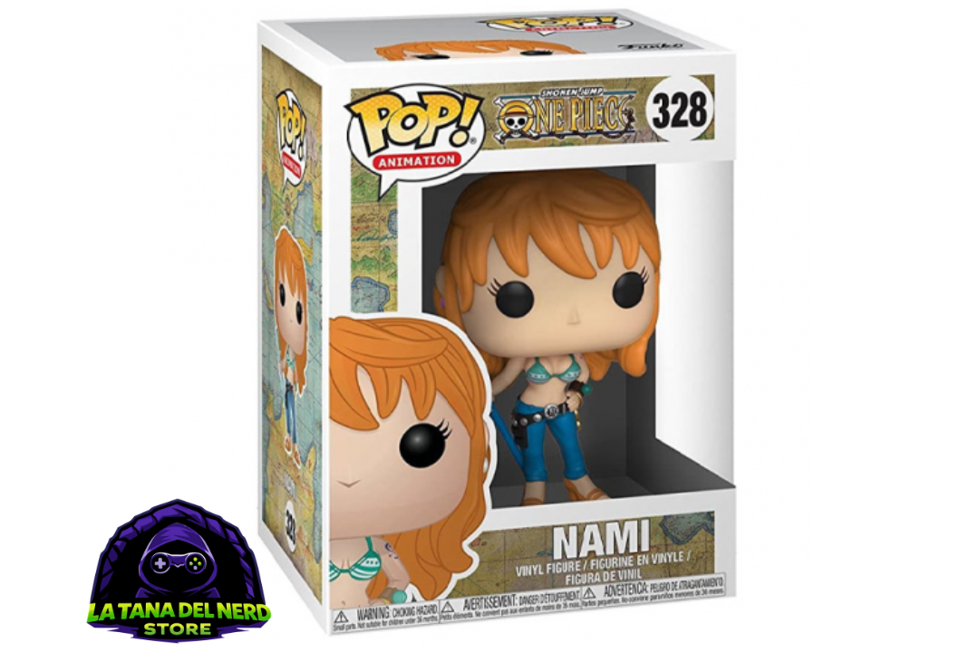 Funko Pop Nami 328 One Piece – Navigatrice dei Mugiwara Originale con Box