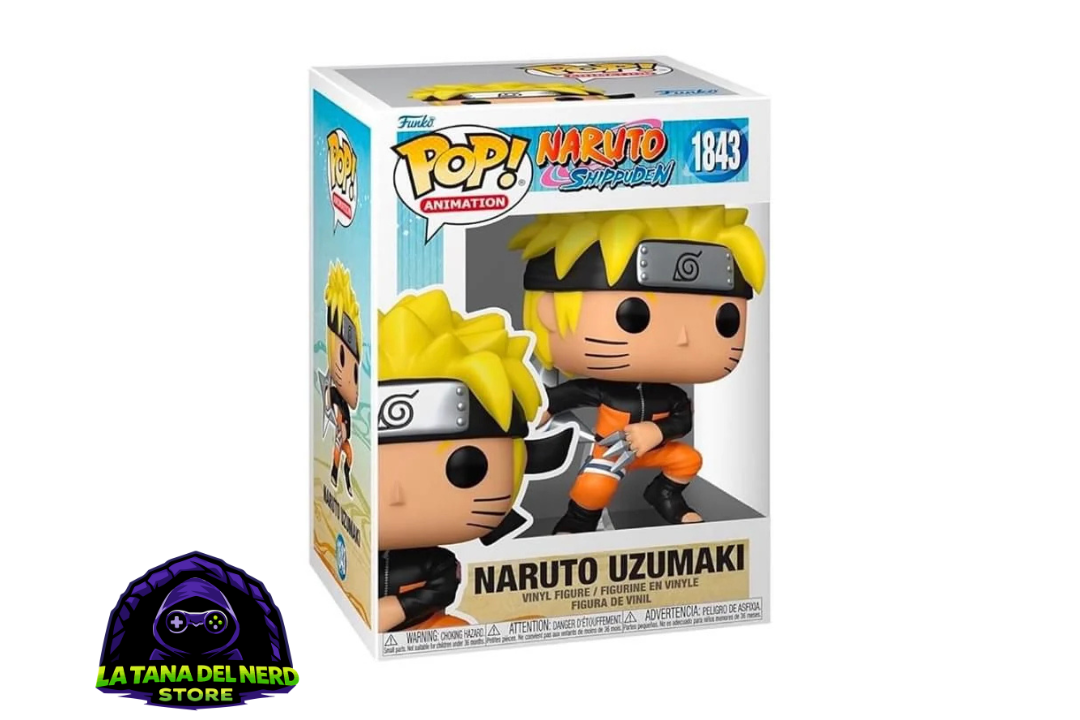Funko Pop Naruto Uzumaki 1843 Naruto Shippuden – Ninja della Foglia Originale con Box