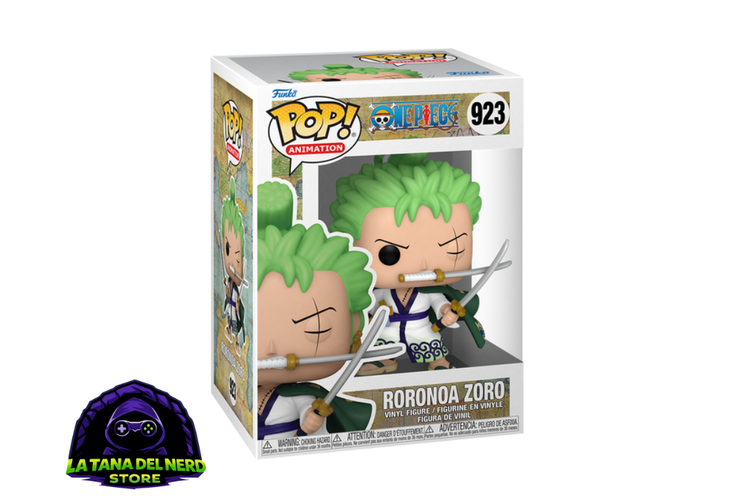 Funko Pop Roronoa Zoro 923 One Piece – Pirata dei Cappelli di Paglia Originale con Box