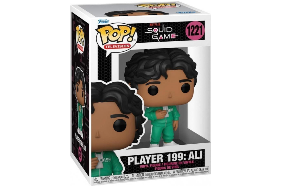 Funko Pop! Squid Game Player 199 Ali 1221 – Figure Ufficiale Netflix Collezione