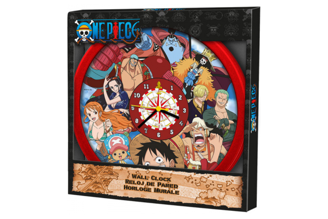 Orologio da Muro One Piece – Wall Clock con Ciurma di Monkey D. Luffy