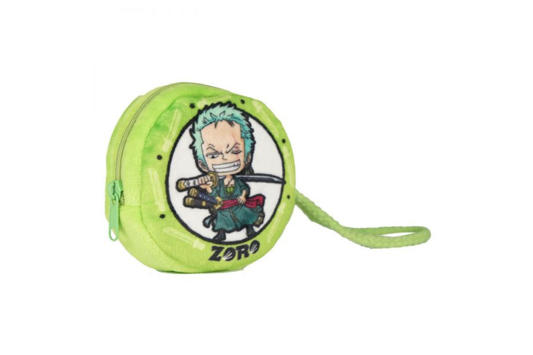 Peluche Portafoglio Roronoa Zoro 10 cm – One Piece | Sakami Merchandise Ufficiale