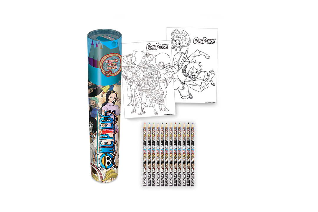 Set Matite da Colorare One Piece – Kit Disegno con Poster Inclusi
