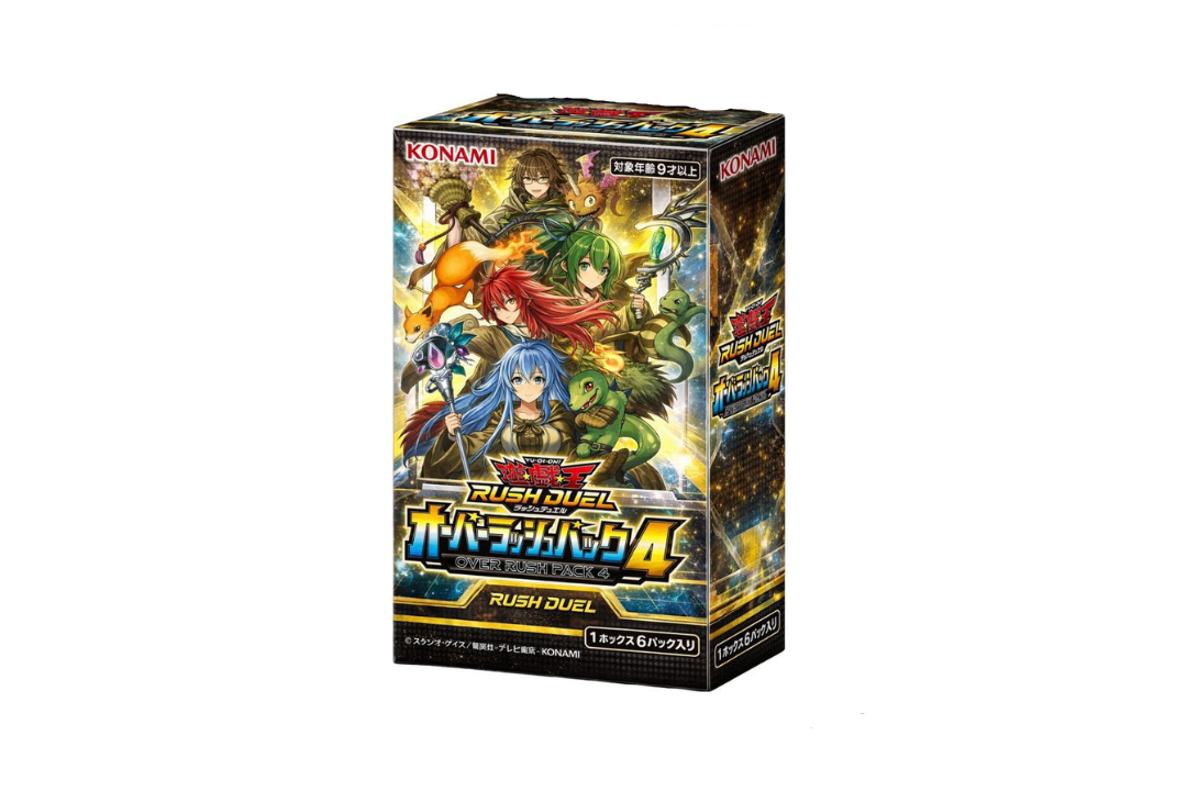Yu-Gi-Oh! Rush Duel Over Rush Pack 4 Box Giapponese – Booster Set Ufficiale Konami (15 Buste)