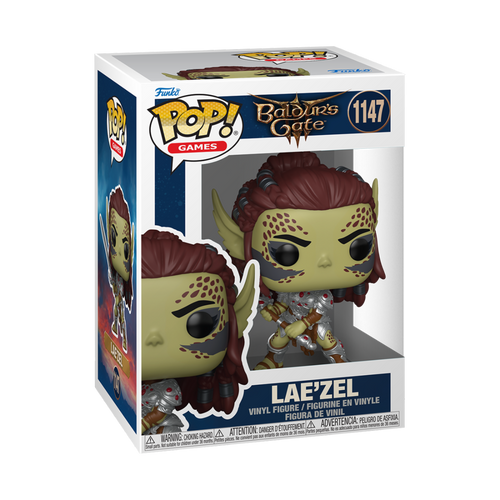 BALDUR'S GATE - POP FUNKO VINYL FIGURE 1147 LAE'ZEL W/SWORD 9CM