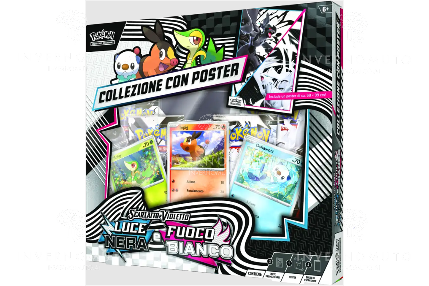 Collezione Starter con poster - Fuoco Bianco e Luce Nera