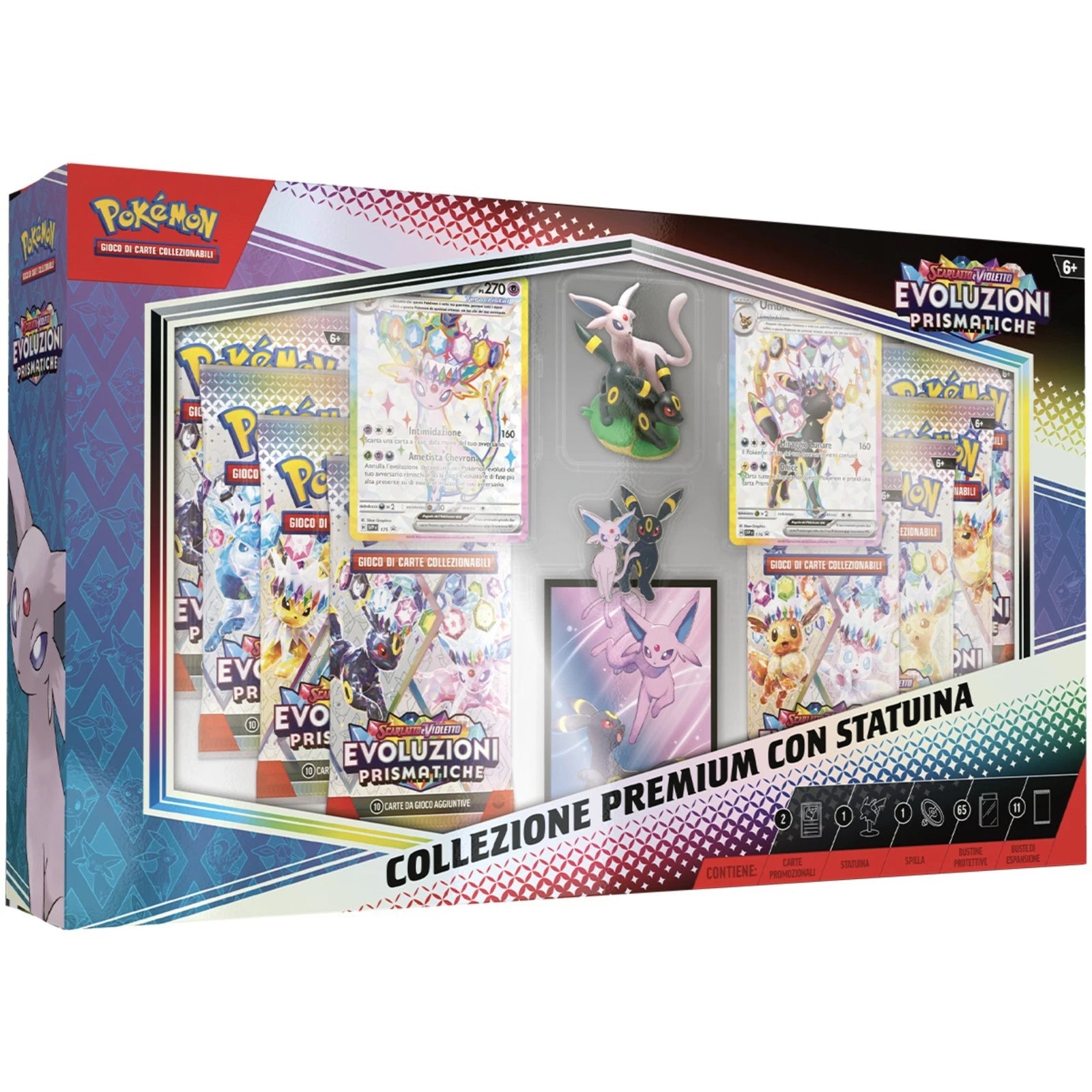 Evoluzioni Prismatiche - Collezione Con Statuina Espeon e Umbreon (ITA)