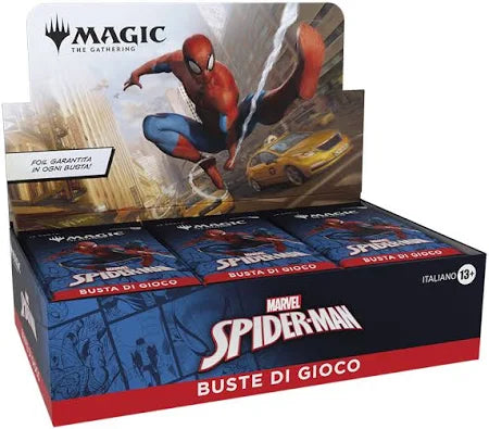 Marvel’s Spider-Man Play Booster Box ITA Magic the Gathering (30 Bustine)